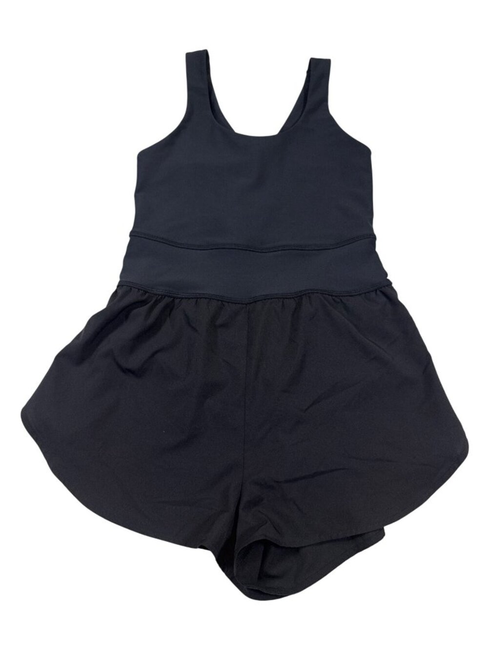 Old Navy Sleeveless PowerSoft 2-in-1 Dolphin-Hem Performance Run Romper (HH465) - Picture 1 of 8